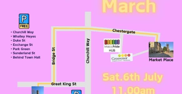 MaccPride Parade-March Route